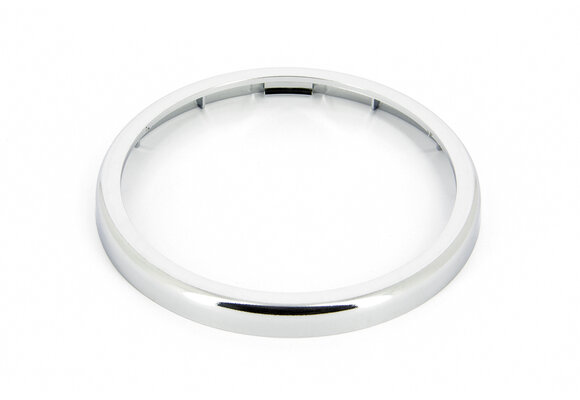 VETUS Ronde frontring 100mm laag, chroom