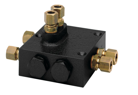 VETUS Dubbele terugslagklep K30/140, voor MTC cilinders