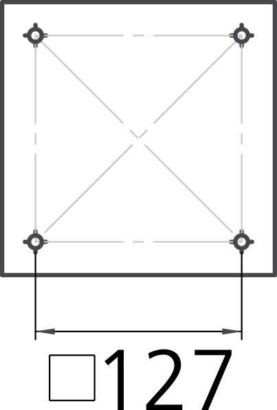 VETUS Quick positioning Pedestal fixed height