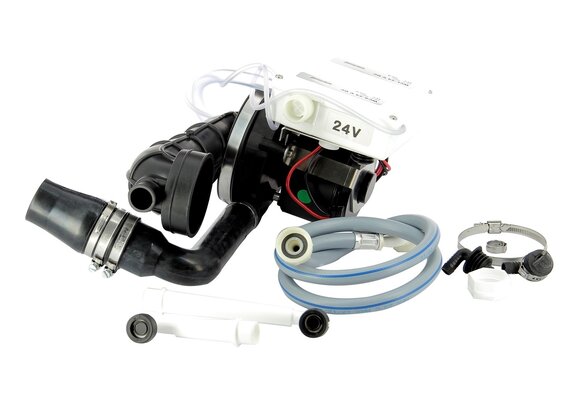 VETUS Set: 24V motor WCL1 incl. vermaler met drukknop
