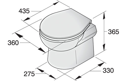 VETUS Toilet type SMTO