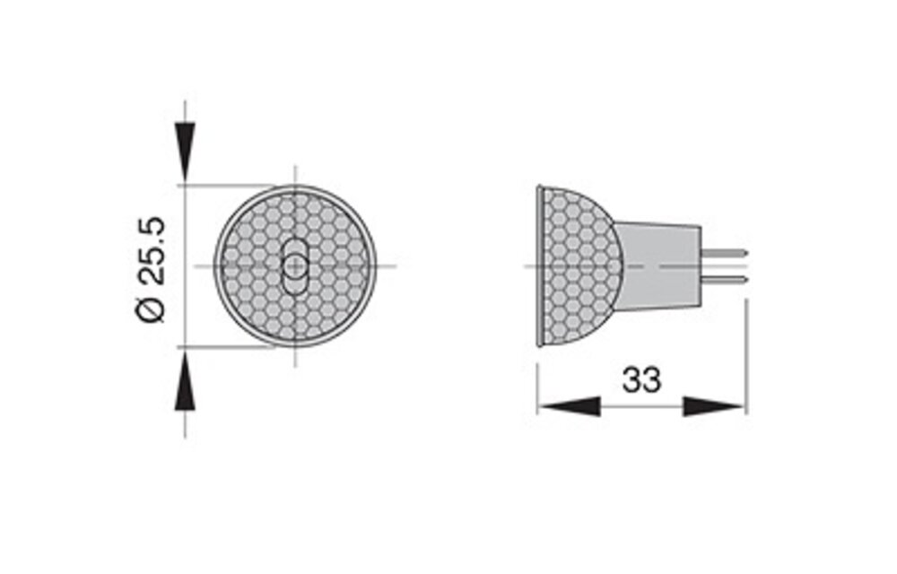 VETUS Halogen lamp MR8