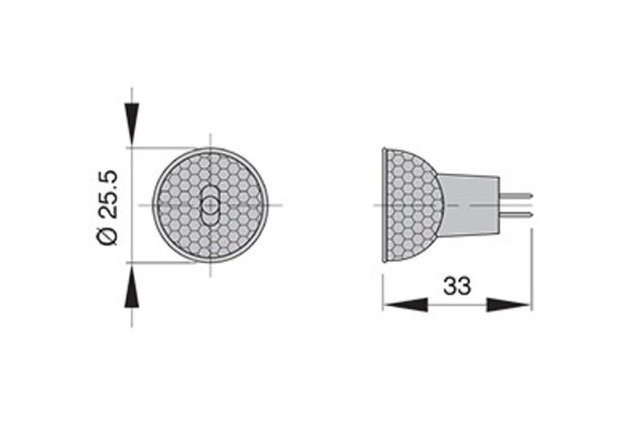 VETUS Halogen lamp MR8