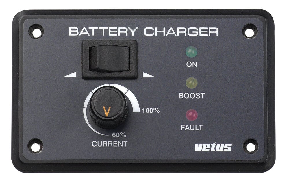 VETUS Controlepaneel voor acculader 12/24 Volt