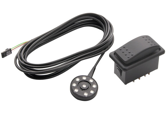 VETUS Regensensor incl. schakelaar, 12/24 Volt