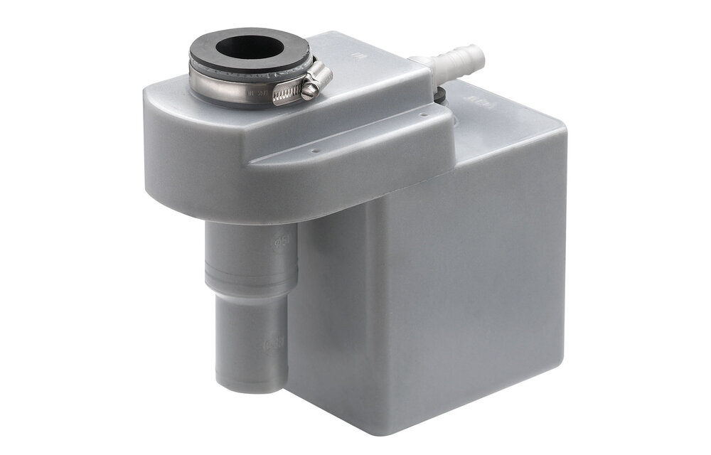 VETUS Brandstof-overloop, dekdop en slang 51 mm, ontluchting 25 mm