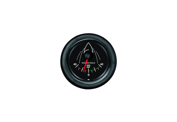 VETUS Roerstandaanwijzer Zwart 12/24 V, 52mm
