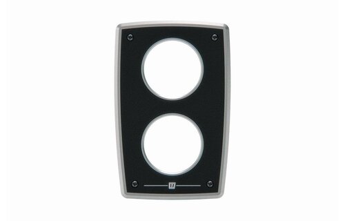 VETUS Stijvol aluminium motorpaneel type met zwarte meters, 12Volt, (0-5000rpm)