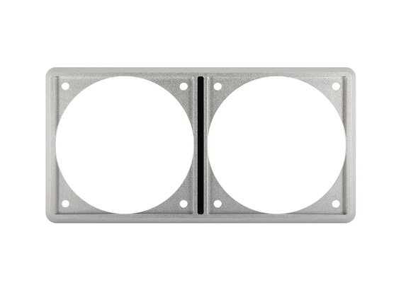 VETUS Alu uitbreidings frame 2 panelen, Ø75mm