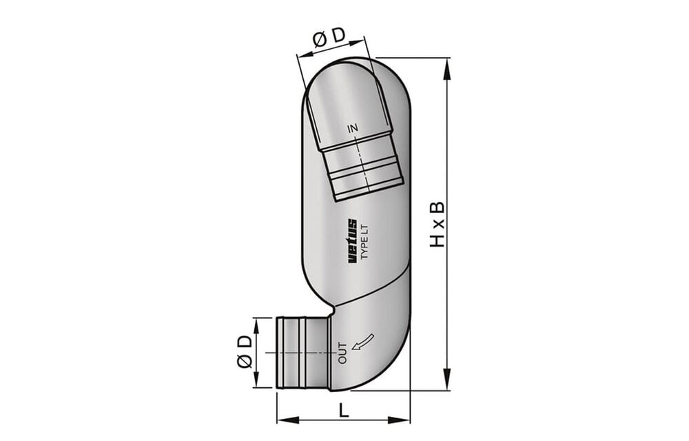 VETUS Zwanenhals type LT