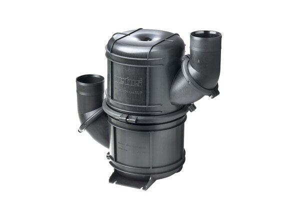 VETUS NAVIDURIN® HD waterlock / geluiddemper heavy duty type NLP, 50 mm, 10 liter, zwart