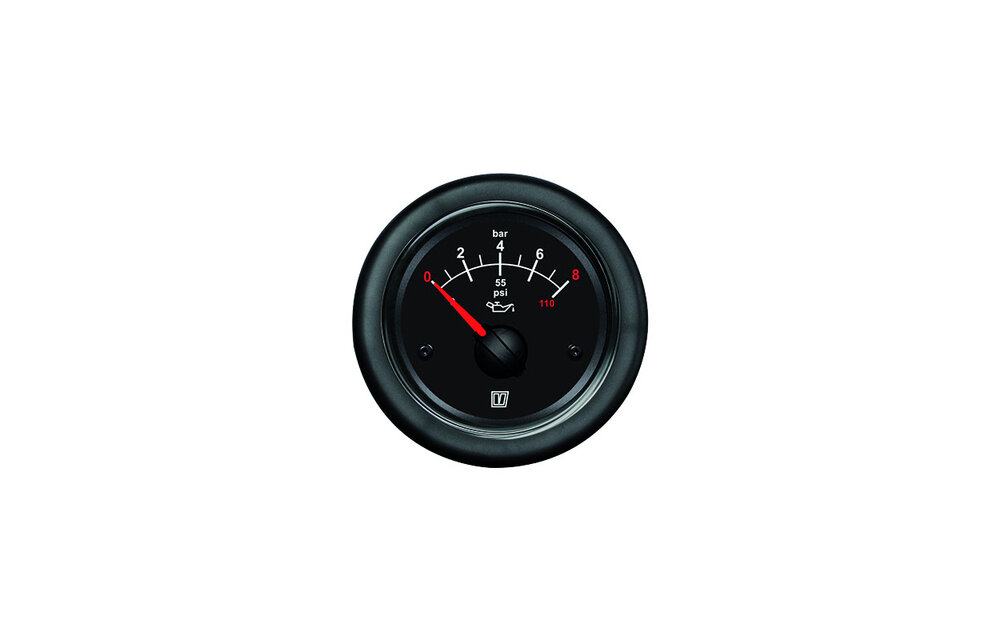 VETUS Oliedrukmeter - Oliedruk meter 12/24 V (0-8 kg/cm2)