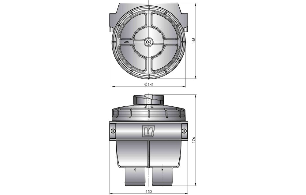 VETUS Koelwaterfilter type 1320