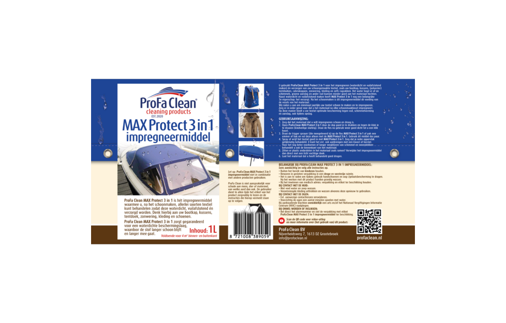 MAX Protect 3 in 1 impregneermiddel + trigger