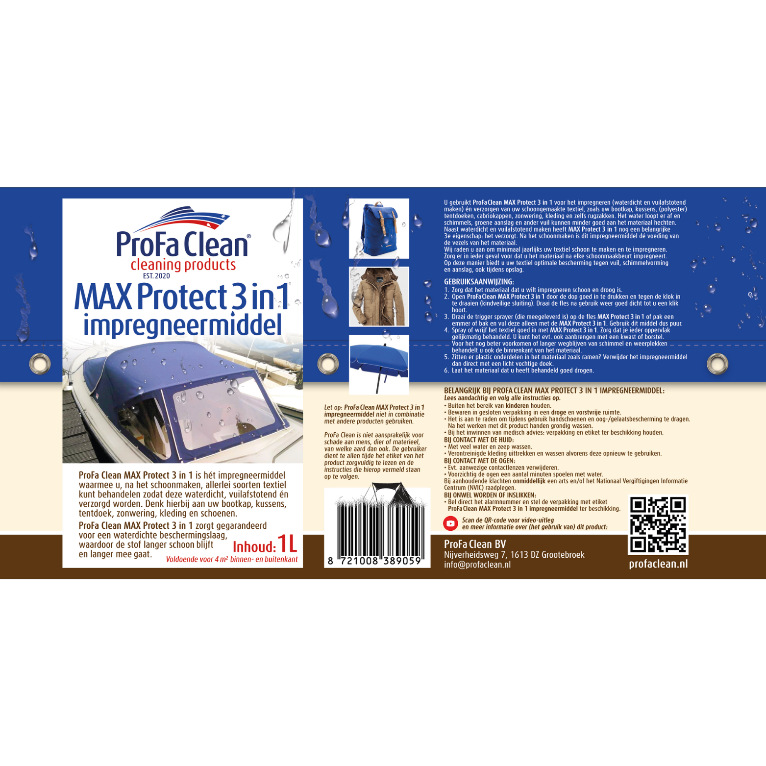 MAX Protect 3 in 1 impregneermiddel + trigger