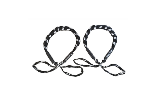 Flex rope Nautic Zwart  met Wit
