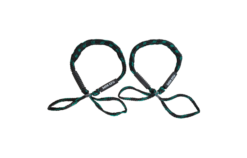 Flex rope Nautic Zwart met Groen