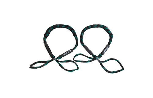 Flex rope Nautic Zwart met Groen