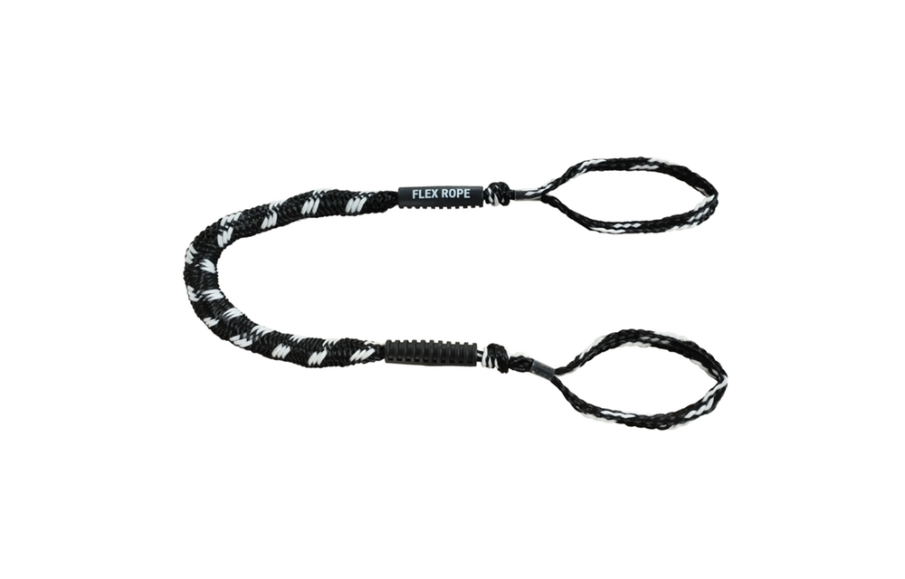 Flex rope Nautic Zwart  met Wit