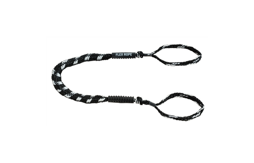Flex rope Nautic Zwart  met Wit
