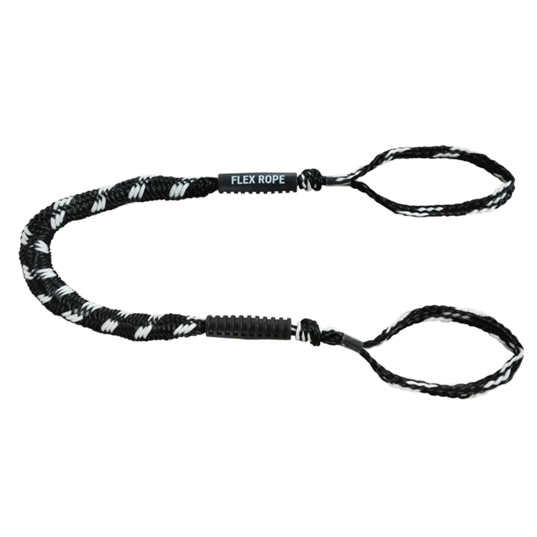Flex rope Nautic Zwart  met Wit