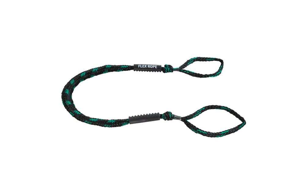 Flex rope Nautic Zwart met Groen