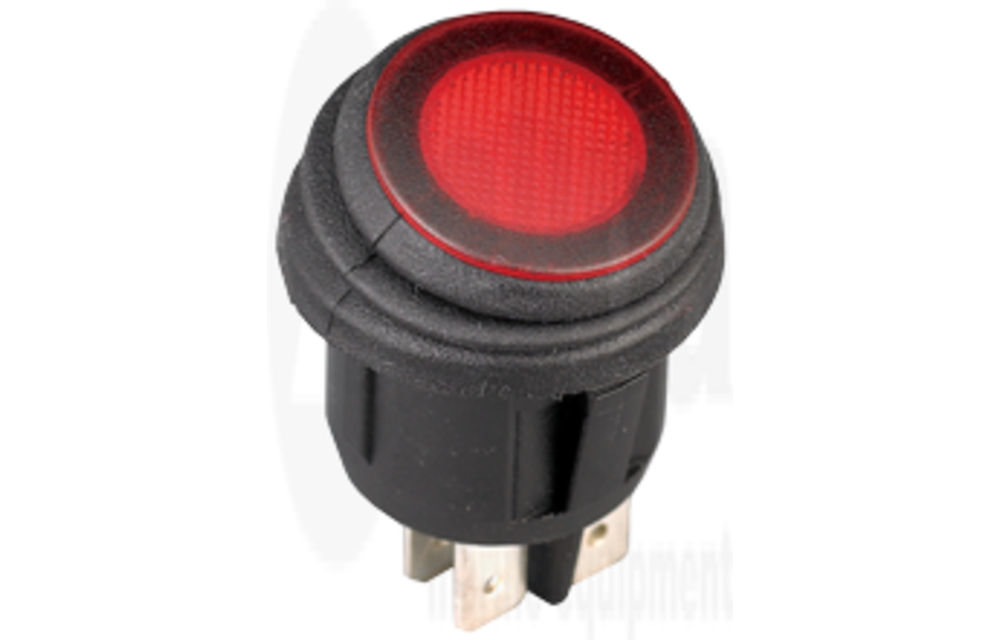 Allpa Waterdichte schakelaar (IP65) met LED-indicator 3-polig ON-OFF