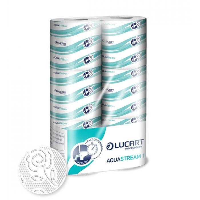 Toiletpapier Aquastream snel oplosbaar (6-pack)