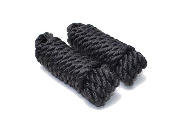 2 stuks fenderlijn | Zwart | 2,5 m