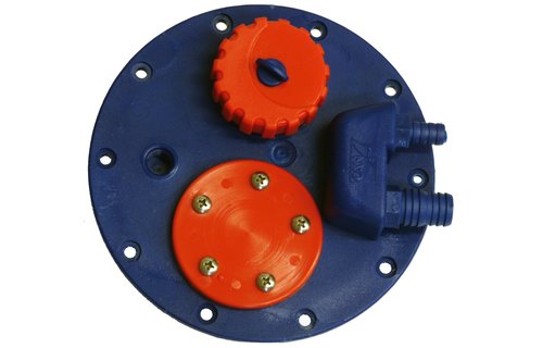 Allpa Flensplaat met aansluitingen voor brandstoftanks