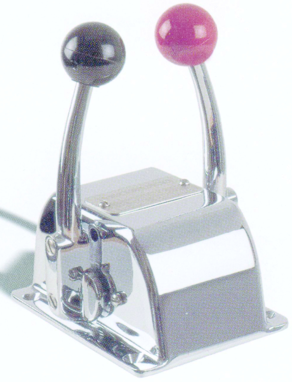 SeaStar Eénhandel TWIN motorbediening SL3  topmontage  met trim