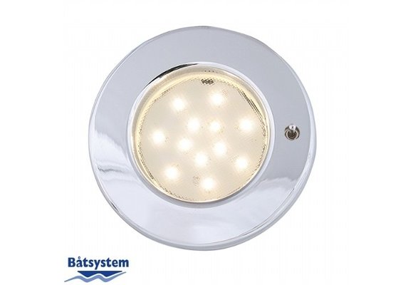 Båtsystem Pinto LED Chroom+sch - 8-30V-2W