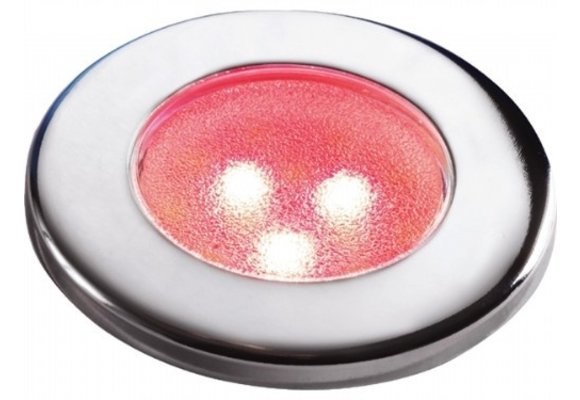 Båtsystem Corona LED Gepolijst - 8-30V-2W IP65 Rood/Wit licht