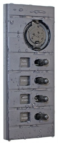 Connex Schakelpaneel - 4 schakelaars en 2x USB aansluiting