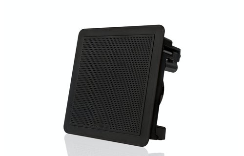 Fusion FM-F77SB Flush Mount Speaker - 7.7" -  Square Black