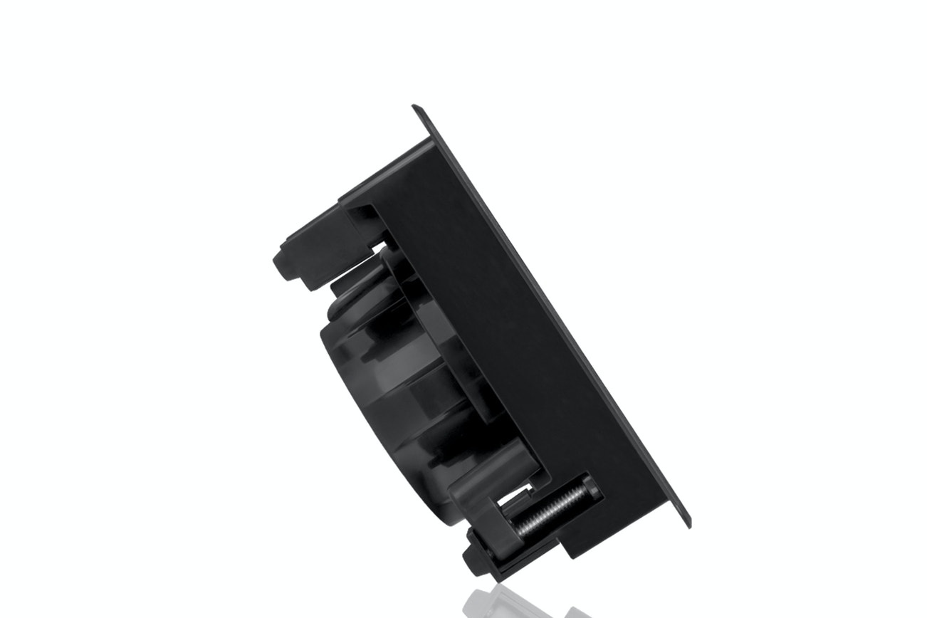 Fusion FM-F77SB Flush Mount Speaker - 7.7" -  Square Black