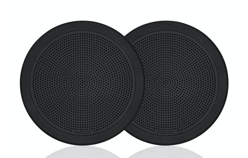 Fusion FM-F77RB Flush Mount Speaker - 7.7" -  Round Black