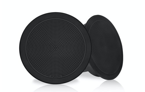 Fusion FM-F77RB Flush Mount Speaker - 7.7" -  Round Black