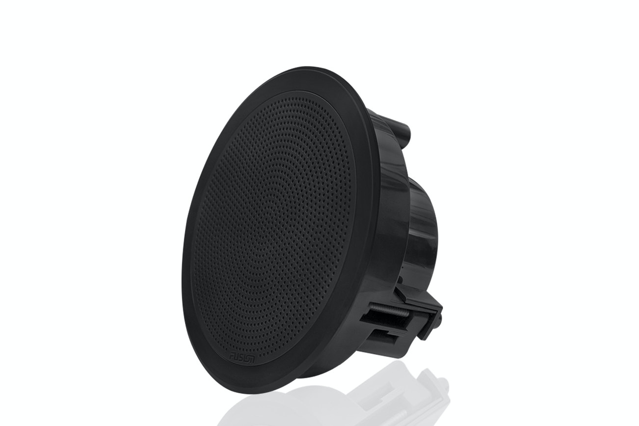 Fusion FM-F77RB Flush Mount Speaker - 7.7" -  Round Black