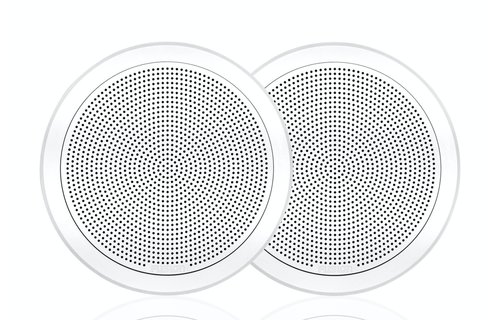 Fusion FM-F77RW Flush Mount Speaker - 7.7" -  Round White