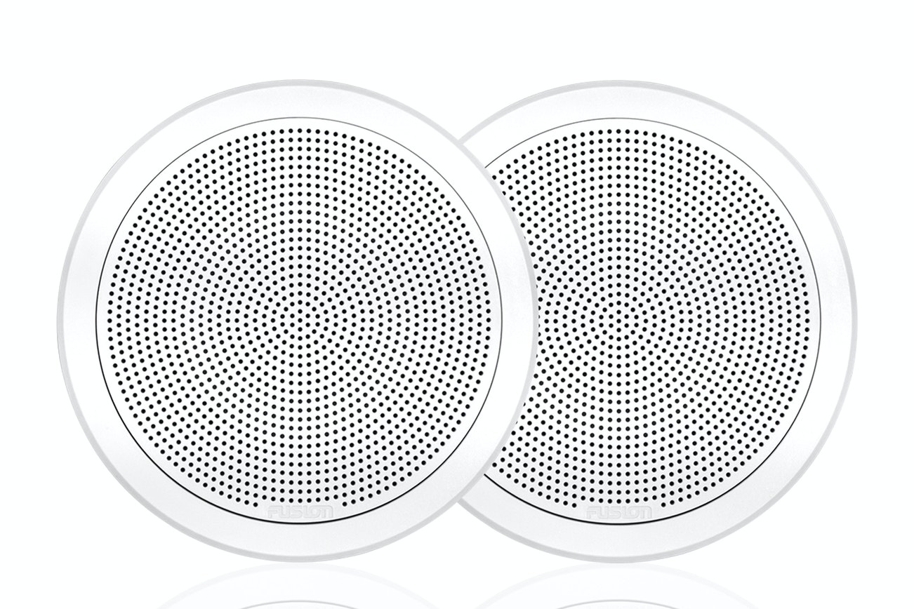 Fusion FM-F77RW Flush Mount Speaker - 7.7" -  Round White