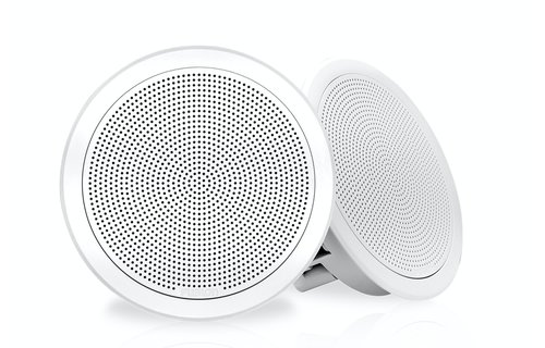Fusion FM-F77RW Flush Mount Speaker - 7.7" -  Round White