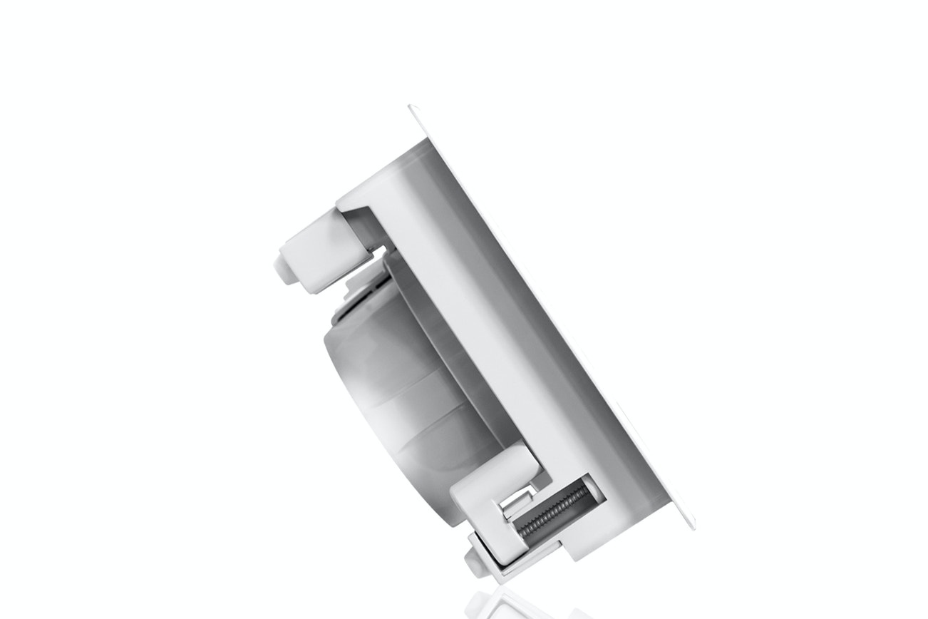 Fusion FM-F65SW Flush Mount Speakers - 6.5" -  Square White