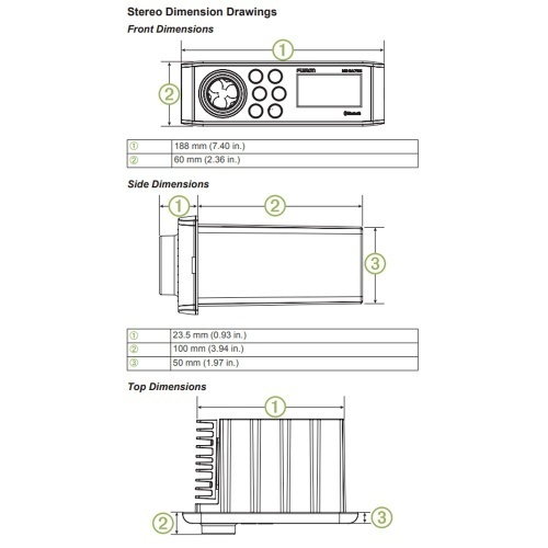Fusion MS-RA70N FM/USB/Bluetooth/NMEA