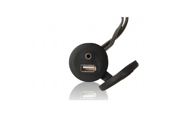 Fusion MS-CBUSB3.5 / USB+3.5mm AUX flushmount