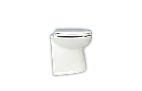 Jabsco De Luxe 14" elektrisch toilet 24V | recht met spoelwaterpomp (58280|1024)