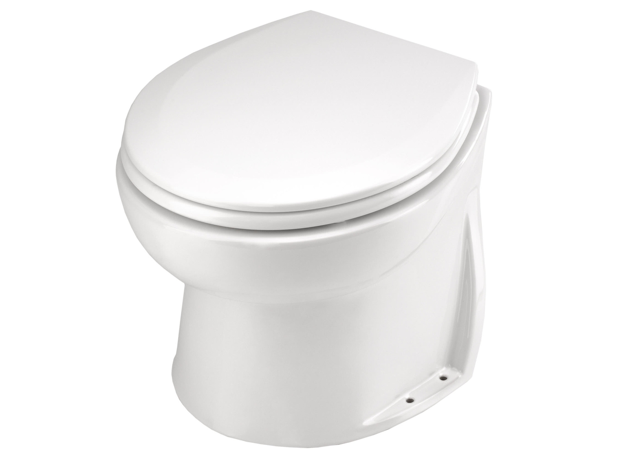 Jabsco De Luxe 14" elektrisch toilet 12V | schuin met spoelwaterpomp (58260|1012)
