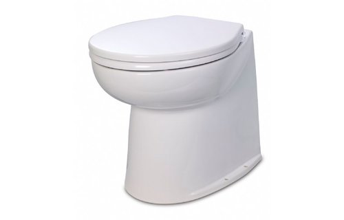 Jabsco De Luxe 17" elektrisch toilet 12V | recht met spoelwaterpomp (58240|2012)