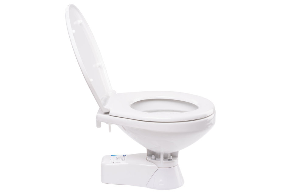 37245-4094 Jabsco Quiet Flush Stil Regular elektrisch toilet 24V met spoelwaterpomp