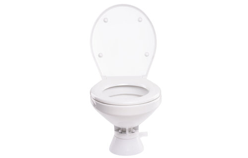 Jabsco Quiet Flush Stil Regular elektrisch toilet 24V | met spoelwaterpomp (37245-4094)